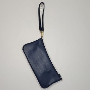Giani Bernini Blue Wristlet Clutch with Shoulder Strap